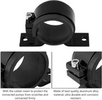 BARTOO 50mm Fuel Filter Mounting Bracket, Fuel Pump Clamp Holder for car Oil/Fuel/Gas Pump(Black Bracket, 50mm)