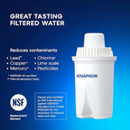 AQUAPHOR Water Filter Pitcher Ideal 7 Cup with 3 x B15 Filters - White