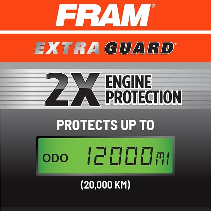 FRAM Extra Guard Rigid Panel Engine Air Filter Replacement, Easy Install w/Advanced Engine Protection and Optimal Performance, CA12167, for Select Mazda Vehicles