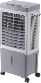 VEVOR Evaporative Air Cooler & Swamp Cooler, 1800 CFM Air Conditioner with 6.8 Gallon Water Reservoir, Remote Control, 12H Timer, 4 Ice Containers, 3 Fan Speeds, Air Humidifier, and Silent Operation
