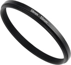 58mm to 55mm Step-Down Ring Filter Adapter,for All Brands UV ND CPL, Metal Ring Step-Down Rings Adapter Filter (58mm-55mm)
