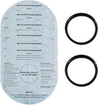 6 Dry Filter For Shop Vac with 2 Mounting Ring, 17.5" Inch Paper Reusable Dry Disc Filter Compatible with Shop Vac, Ridgid, Craftsman and Other Similar Wet Dry Vacuum Cleaners