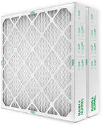 Mann+Hummel 20x24x4 MERV 8 Pleated HVAC AC Furnace Air Filters. 2 Pack. (Exact Size: 19.38 x 23.38 x 3.75 Inches)