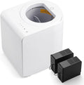 Airthereal Revive R500-V Electric Kitchen Composter with Visual Cover, Upgraded SHARKSDEN® Tri-Blade, Turn Food Waste and Scraps into Dry Natural Fertilizer for Plants, Pearl White