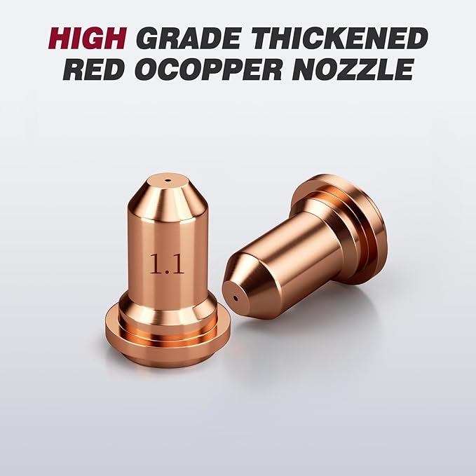 ARCCAPTAIN 23Pcs IPT60 Plasma Cutter Torch Consumables, .045" Plasma Cutter Accessories for ARCCAPTAIN CUT55 NON-HF, CUT55 MP and CUT60 Non-HF, Work with 50-60A Current