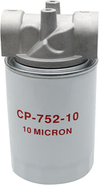 Spin-On Hydraulic Oil Filter Assembly 10 Micron with 3/4" NPT, Hydraulic Return Line Filter Housing for Petroleum-Based Fluids, 20 GPM, 200 PSI, Model 221006 Kit