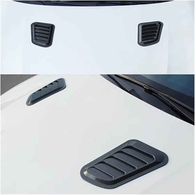Car Hood Scoop Air Intake Vents Compatible For Hyundai Ix35 Solaris Compatible For Renault Captur Compatible For Kia And Sportage 4(Blue)