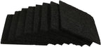 Resinta 8 Pack Activated Carbon Compost Caddy Filters Kitchen Compost Collector Replacement Filters Compatible with ECO 2000 Compost Collector (0.2 Inch Thickness)