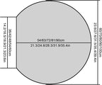 Half circle mirror，half circle mirrors for wall，half moon mirrors for wall，Dimmable LED Vanity Mirror Half Circle,Illuminated Mirror with Demister Pad, Anti-fog bathroom mirror，3 colours dimmable(Tric
