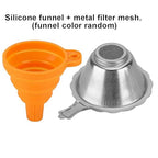 ASHATA 3D Printer Resin Filter,3D Printer Accessories Photosensitive Resin Filter Funnel Combination Light Curing Consumable Filter,Resin Filter Cup+Silicon Funnel Disposable for 3D Printer