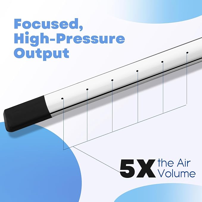 39" Air Filter, Radiator Cleaning Wand for High Efficiency Cooling Systems and Radiators, Air Cleaning Wands for Blow out Wash out Kit, Home Car Truck Power Washer Wand