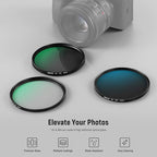 NEEWER 46mm UV/CPL/ND Lens Filter Kit with Hard Shell Storage Case, Multicoated Optical Glass & Aluminum Alloy Frame, UV + Circular Polarizer (CPL) + Neutral Density (ND4) Filter for Camera Lens