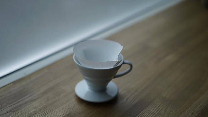 Hario V60 Paper Coffee Filter, Size 02, White, 200ct