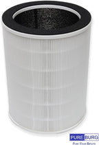 PUREBURG KJ-510B True HEPA Replacement Filter Compatible with Kokofit KJ-510B Air Purifier, H13 4-Stage Filtration Activated Carbon Air Clean Dust VOCs Odor PM2.5 Smoke