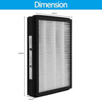 2-Pack IAF-H-100A True Idylis A Replacement Filter, Compatible with FAP-C01-A, Idylis Air Purifiers AC-2119, IAP-10-100, IAP-10-150, IAPC-40-140, Part # 1150096, 2 H13 FILTER + 2 Carbon Pre-filters