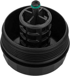 LINGYAO 11427525334 Oil Filter Cap Housing Cover for BMW 328i 325i 330i 335i 528i 535i X1 X3 X5 X6 - Engine Oil Filter Housing Replacement Cap, OEM Fit, Durable Plastic