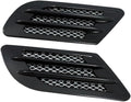 Universal Car Hood Scoop Air Intake Vent Cover Compatible With Golf 4 5 6 7 Compatible For Mazda CX5 Compatible For BMW F10 F30 E90(Black)