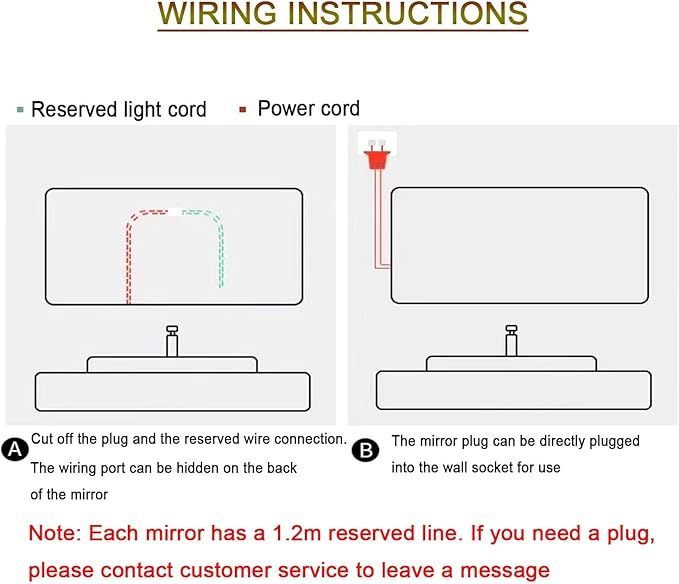 Bathroom Mirror with LED Lights，Smart Illuminated LED Bathroom Mirror，Energy-Saving LED Smart Mirrors，LED Mirror for Bathroom，with Demister Pad and Smart Touch Switch(H60*W90cm/H23.6*W35.4IN)