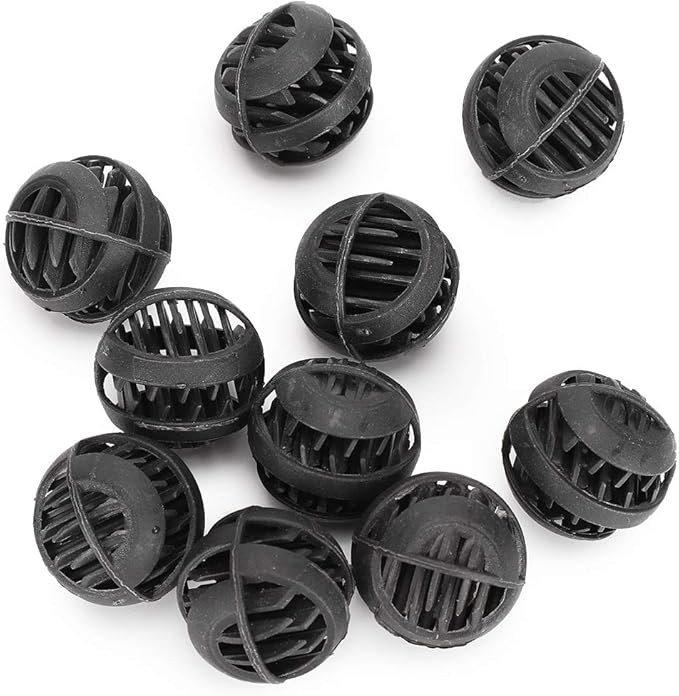 Plastic Biochemical Filter Balls, 30PCS, Durable & Recyclable, for Freshwater and Seawater Aquarium Fish Tanks Biofiltration