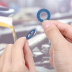 Mudder 200 Pieces Aluminum Engine Transmission Fluid Oil Crush Washers Drain Plug Gaskets, Compatible with Toyota, Scion Part 90430-12031