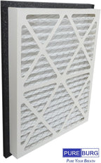 PUREBURG 20x25x3 Replacement Filter Compatible with Zephyr VGF Series 20x25x3 Whole Home Return Air Grille Filter,2-Pack Merv13