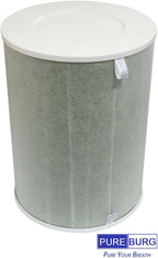PUREBURG Replacement Filter Compatible with Grovpure Aspen Air Purifier,H13 HEPA 3-Stage Filtration Activated Carbon Air Clean