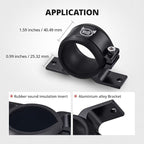 EVIL ENERGY 50mm Fuel Filter Mounting Bracket, Fuel Pump Clamp Holder Black