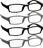 TruVision Readers Reading Glasses, Comfort Spring Hinges for Men and Women, 9501HP