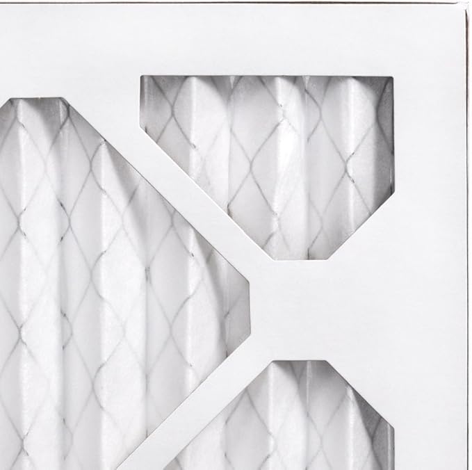 AIRx PREMIUM DUST Series MERV 8 Pleated Furnace Air Filter - Made in the USA - Box of 6-20x25x1