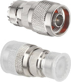 10 Pack N Male to UHF Female SO-239 Connector Adapter N Connector to PL-259 SO239 RF Coaxial Cable Adapter