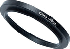 43mm to 49mm Step-Up Ring Filter Adapter for All Brands UV ND CPL Metal Ring Step-Up Rings Adapter Filter (43mm-49mm)