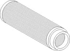 RAParts Gehl Skid Steer Outer Air Filter for CTL85 V270 4640 5240E AF25565 75686-6 RS3920
