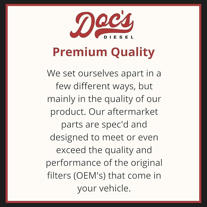 Doc's Diesel Transmission Filter Kit DF209 | Compatible with Chevrolet/GMC 6.6L Duramax 2500HD/3500HD 2001-2019 | Replaces 29539579