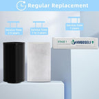 9 Pack Air filte-r Replacement Bundle Compatible with IQAir GC Series Air Purifie-r, True HEPA Replacement, and Activated Carbon Replacement