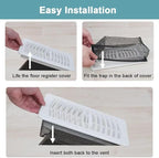 Floor Register Cover Trap, Floor Air Vent Cover Screen for Home Air Vent Filters 5-Pack Floor Vent Mesh Filters Net Trap (6 x 14 Inch)