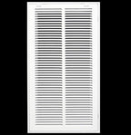 HVAC Premium 12 x 36 Duct Opening Steel Return Air Filter Grille, for 1-inch Filter, Removable Door, Flat Stamped HVAC Vent Cover Grille, Outer Dimensions 14.5 x 38.5