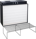 Laminar Flow Hood with H13 HEPA Filter (20"x15"）, FFU Class 100 / ISO 5 Clean Bench with Light for Mycology, Mushroom Cultivation, Lab & Cleanroom, 24V DC with 100–240V Adapter