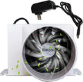 3 Inch Inline Fan 12V Tube Vent Fan Powerful 130Cfm in-line Duct Fan 20W Plastic Extractor Blower for Hydroponics Home Use Ventilation Tent (Color : NO Adjustable Speed, Size : 20w)
