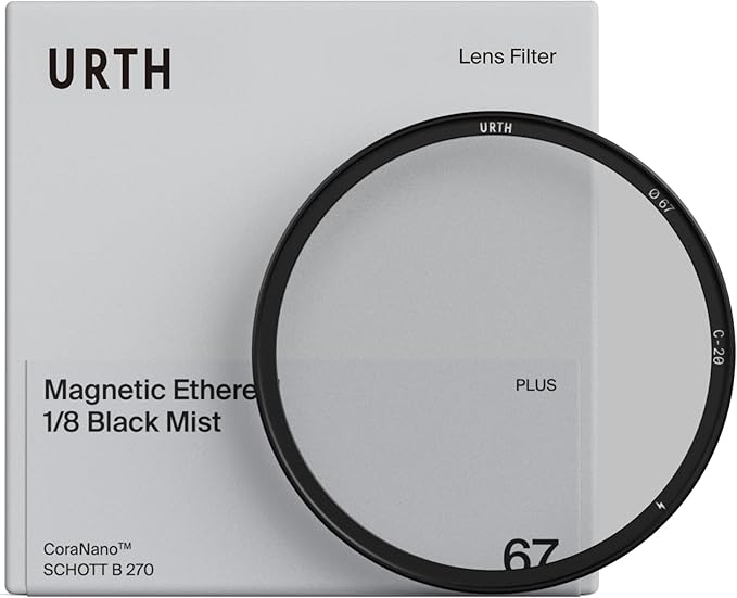 Urth 43mm Magnetic Ethereal Black Mist ⅛ Diffusion Lens Filter (Plus+) - Cinematic Effect, 20-Layer Nano-Coated Light Dispersing Particles