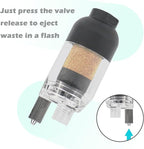 HUBEST Airbrush Filter in-Line Mini Air Filter Water Separator Water Trap Filter Oil Trap Separator Kit,Connects onto Airbrushes and Hoses with 1/8” Threads for Air Compressor G 1/8 Connector