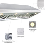 CT Copper Tailor Sloped Copper Vent Hood Island Mount,42'' W,39''H, 1150 CFM Exhaust Fan,Stainless Steel Vent,LED Light,Dishwasher-Safe Baffle Filters,VH8TR1