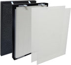 PUREBURG Replacement Filter Set Compatible with Brondell Pro Air Purifiers P700BB P7004C APP60 CANP700BB,H13 HEPA Activated Carbon Pre-Filters Air Clean