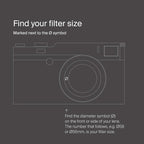 Urth 49mm Metal Lens Filter Caps - Durable Protective Cover for Camera Lens Filters with Precision Fit