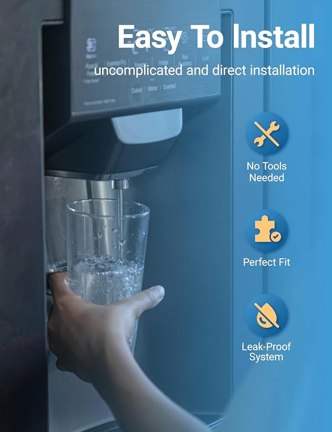 ADQ747935 Water Filter Replacement for LG LT1000P/PC/PCS ADQ74793501 ADQ74793502 MDJ64844601 LMXS28626S LRFLC2706S LFXS26973S LT-1000PC LFXC22526S LHFS28XBS LHFS28XBS Water Filter | 4pack | Cobectal