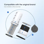 GLACIER FRESH Water Pitcher Filter Replacement for LS Home Dispenser and Pitcher Systems, Reduces Chlorine Taste and Odor, 1 Membrane Micro and 2 Activated Carbon + Ion Exchange Filter