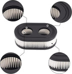 593260 Air Filter with Pre Filter and Spark Plug Fits for B&S 725EX 625EX 575EX 550EX 525EXI Engines, Air Filter Parts for Toro Recycler 22 and Troy Bilt Lawn Mower (8 Pack)