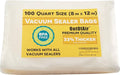 100 Vacuum Sealer Bags: Quart Size (8" x 12") by OutOfAir Works With FoodSaver & Other Machines - 33% Thicker BPA Free, Commercial Grade, 8 x 12 inches