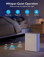 GoveeLife Smart Air Purifiers for Home Large Room, Air Purifiers for Pets with PM2.5 Sensor, Washable Pre-Filter for Pet Hair Lint, 24dB Large Air Purifier with App Control, Pet Lock