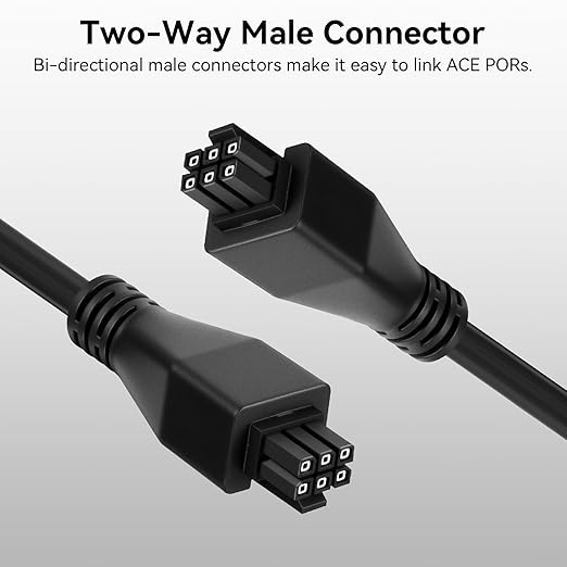 1.5M CFS 6-Pin RS485 Extension Cable Compatible with Creality K2 Plus/Hi Combo 3D Printers 24AWG Copper Core Extension with Magnetic Ring Filter