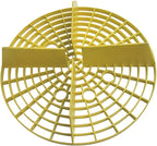 Car Wash Bucket Insert, 2PCS 10" Diameter Dustproof Dirt Grit Trap Vehicle Wash Filter, Remove Debris Automotive Detailing Cleaning Washing Kit, Universal for SUV RV Truck (Yellow)